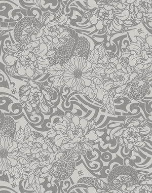FLORAL TRIBAL SNAKE TATTOO