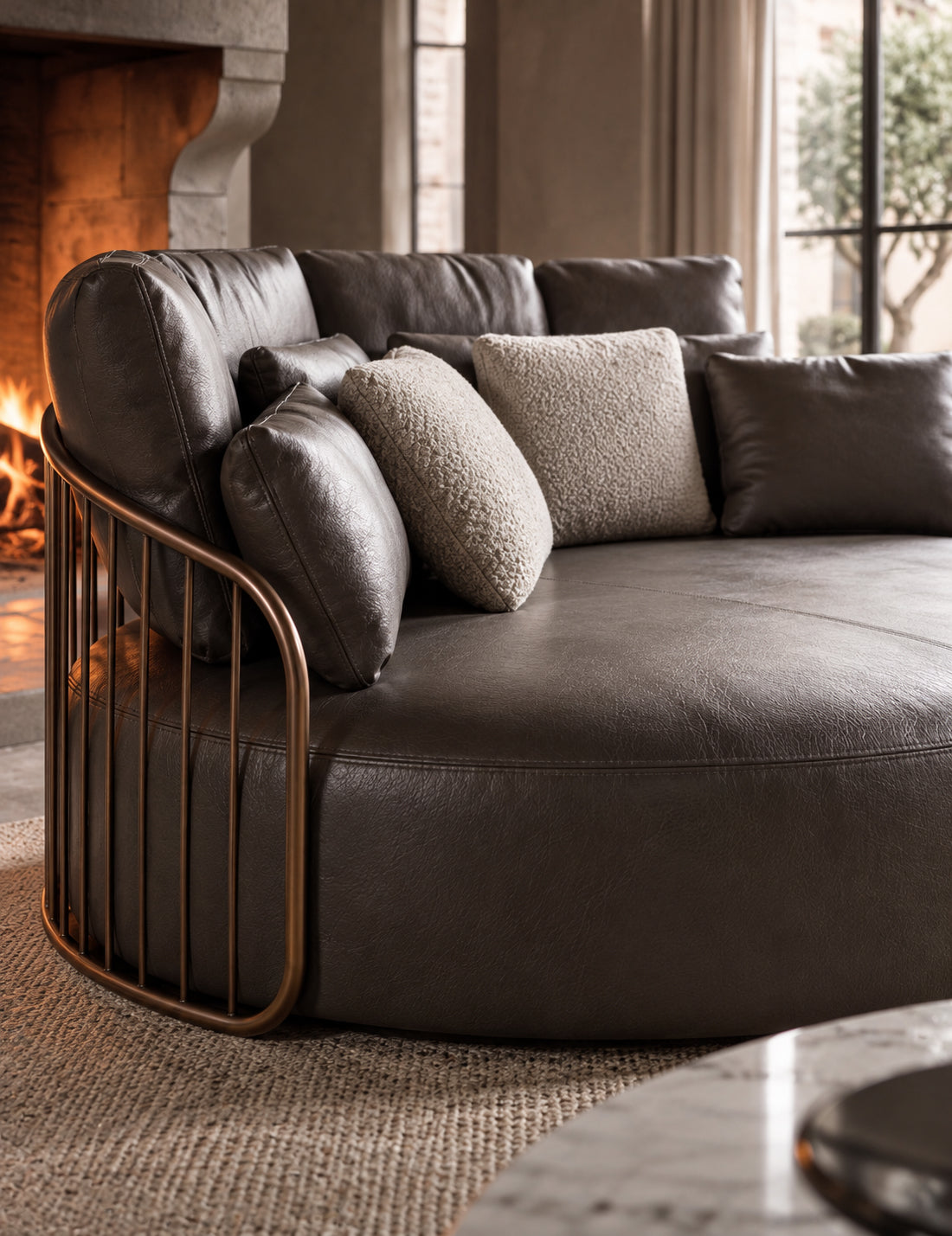 Charleston Round sofa – Formitalia – view 5