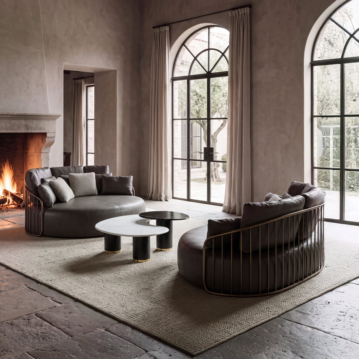 Charleston Round sofa – Formitalia – view 3